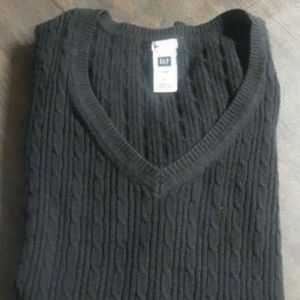 Gap Sweater Cotton Blend Black L